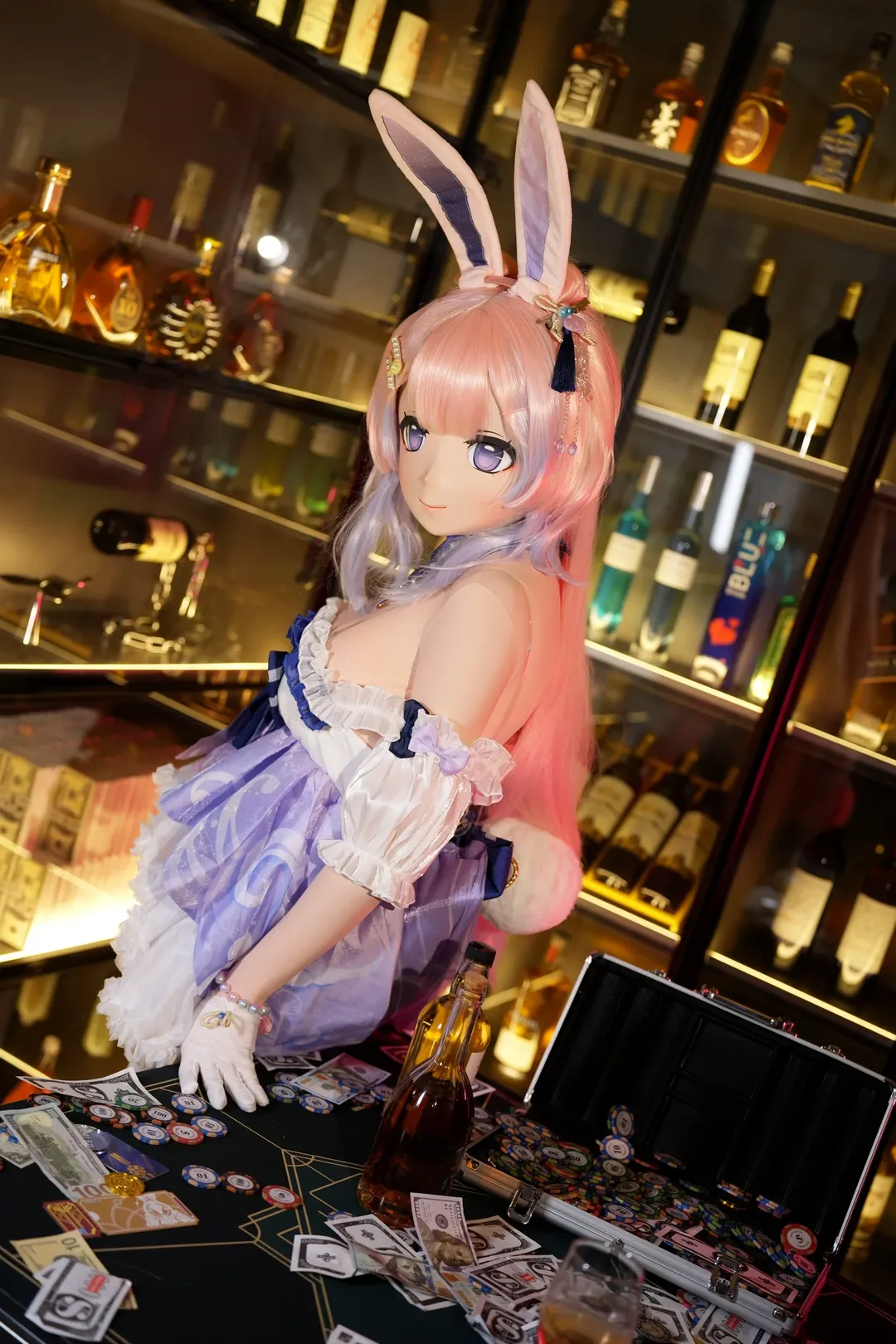 原神, 珊瑚宫心海cos, 兔女郎, cosplay摄影, Kigurumi - 第4张
