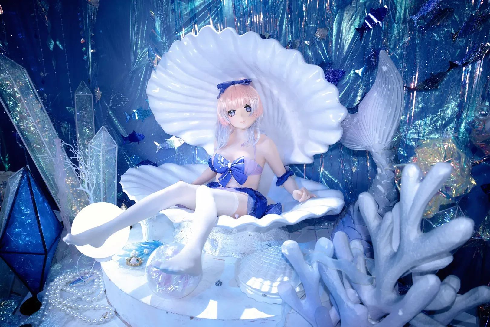 Genshin Impact, Sangonomiya Kokomi cosplay, Cosplay photoshoot, Kigurumi, Atlantis - Image 4