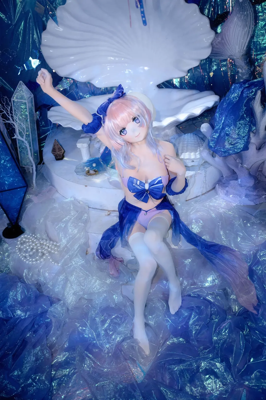 Genshin Impact, Sangonomiya Kokomi cosplay, Cosplay photoshoot, Kigurumi, Atlantis - Image 6