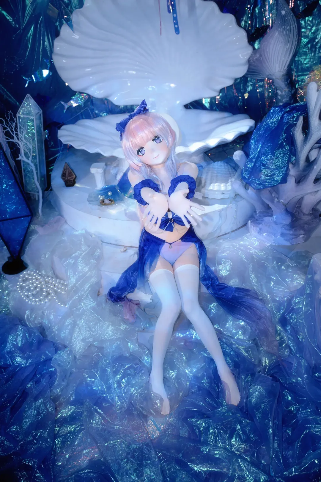 Genshin Impact, Sangonomiya Kokomi cosplay, Cosplay photoshoot, Kigurumi, Atlantis - Image 7