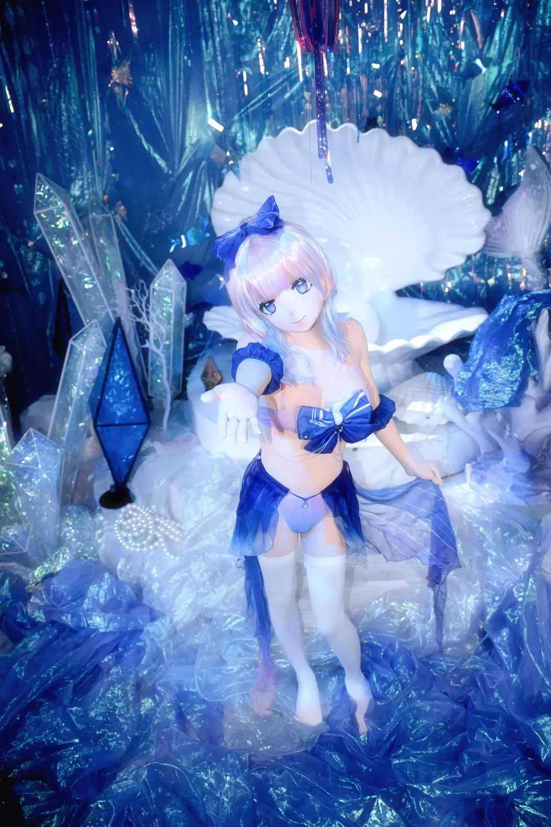 Genshin Impact, Sangonomiya Kokomi cosplay, Cosplay photoshoot, Kigurumi, Atlantis - Image 9