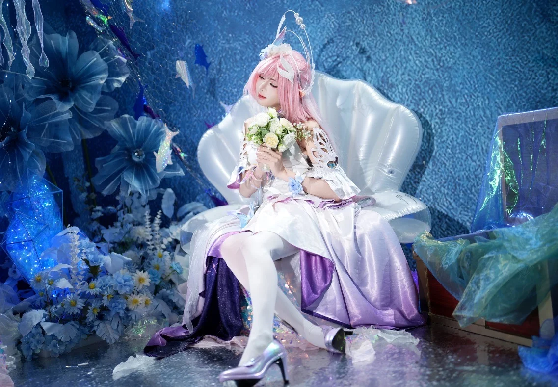 昔漣cos, 崩壞星穹鐵道, 翁法羅斯, cosplay正片, 夢幻少女風 - 第5張