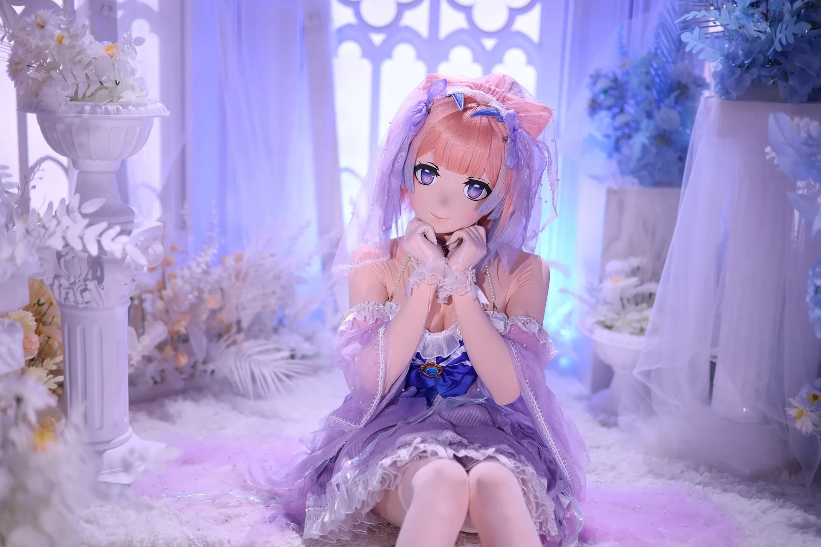 原神, 二次元摄影, 珊瑚宫心海cos, 花嫁cosplay, kigurumi - 第13张