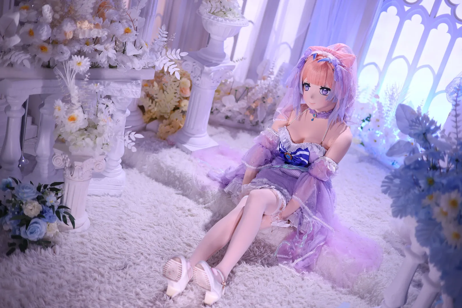 原神, 二次元摄影, 珊瑚宫心海cos, 花嫁cosplay, kigurumi - 第14张