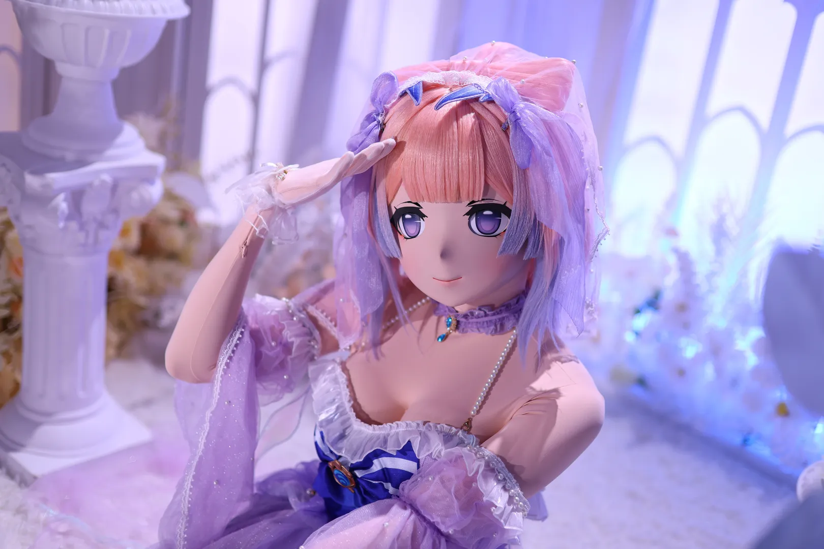 原神, 二次元摄影, 珊瑚宫心海cos, 花嫁cosplay, kigurumi - 第15张