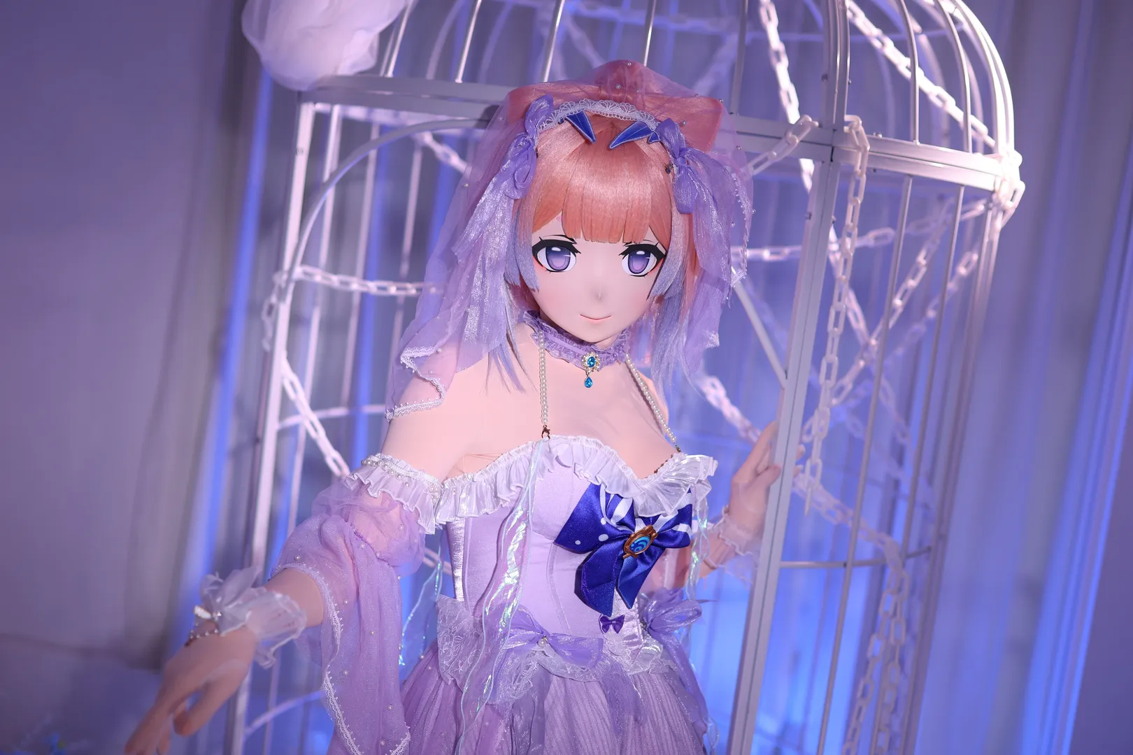 原神, 二次元摄影, 珊瑚宫心海cos, 花嫁cosplay, kigurumi - 第17张