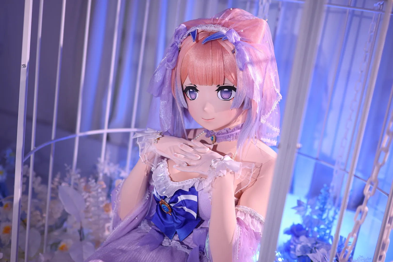 原神, 二次元摄影, 珊瑚宫心海cos, 花嫁cosplay, kigurumi - 第2张