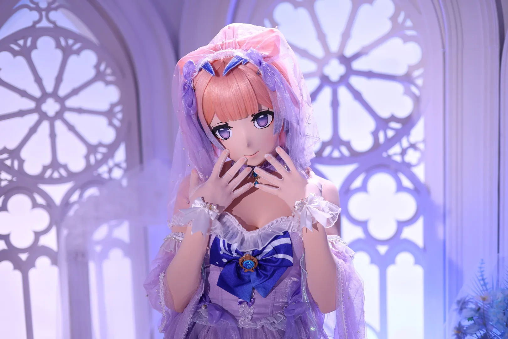 原神, 二次元摄影, 珊瑚宫心海cos, 花嫁cosplay, kigurumi - 第6张