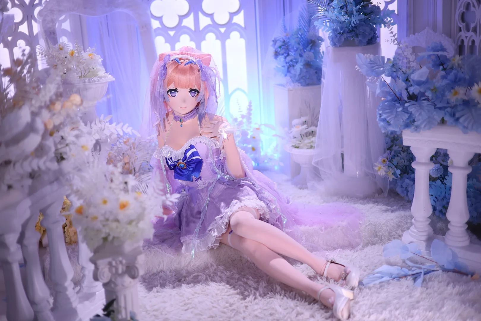 原神, 二次元摄影, 珊瑚宫心海cos, 花嫁cosplay, kigurumi - 第9张