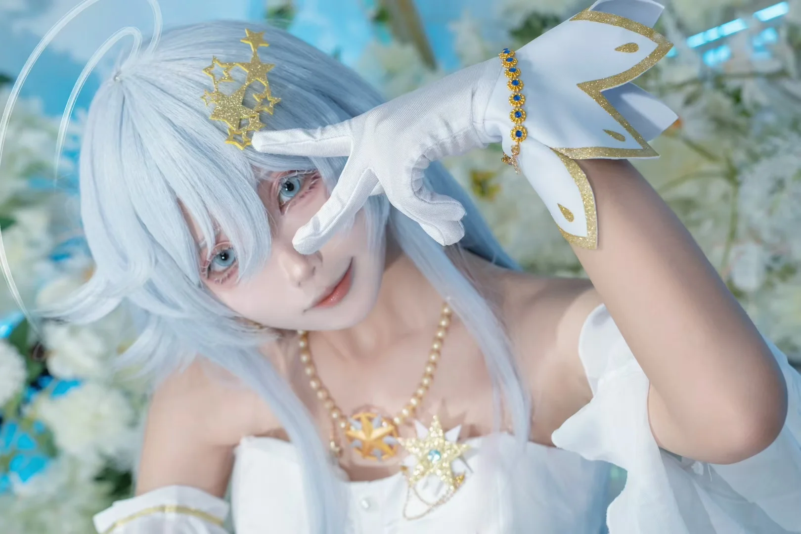 Magical Girl cosplay, Dreamy Portrait Photography, Lena cosplay, 86 -Eighty Six-, Ice blue style clothing - Image 5