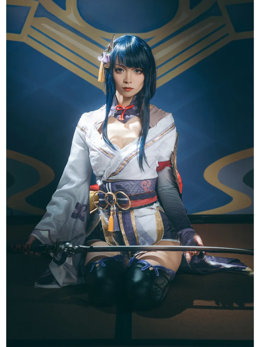 原神, cosplay, 上海约拍, 雷电将军cos, 棚拍作品