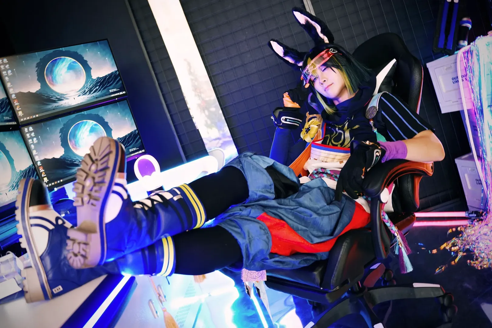 原神, コスプレ, 八重神子 コスプレ, ティナリコスプレ, 上海セルフ写真館