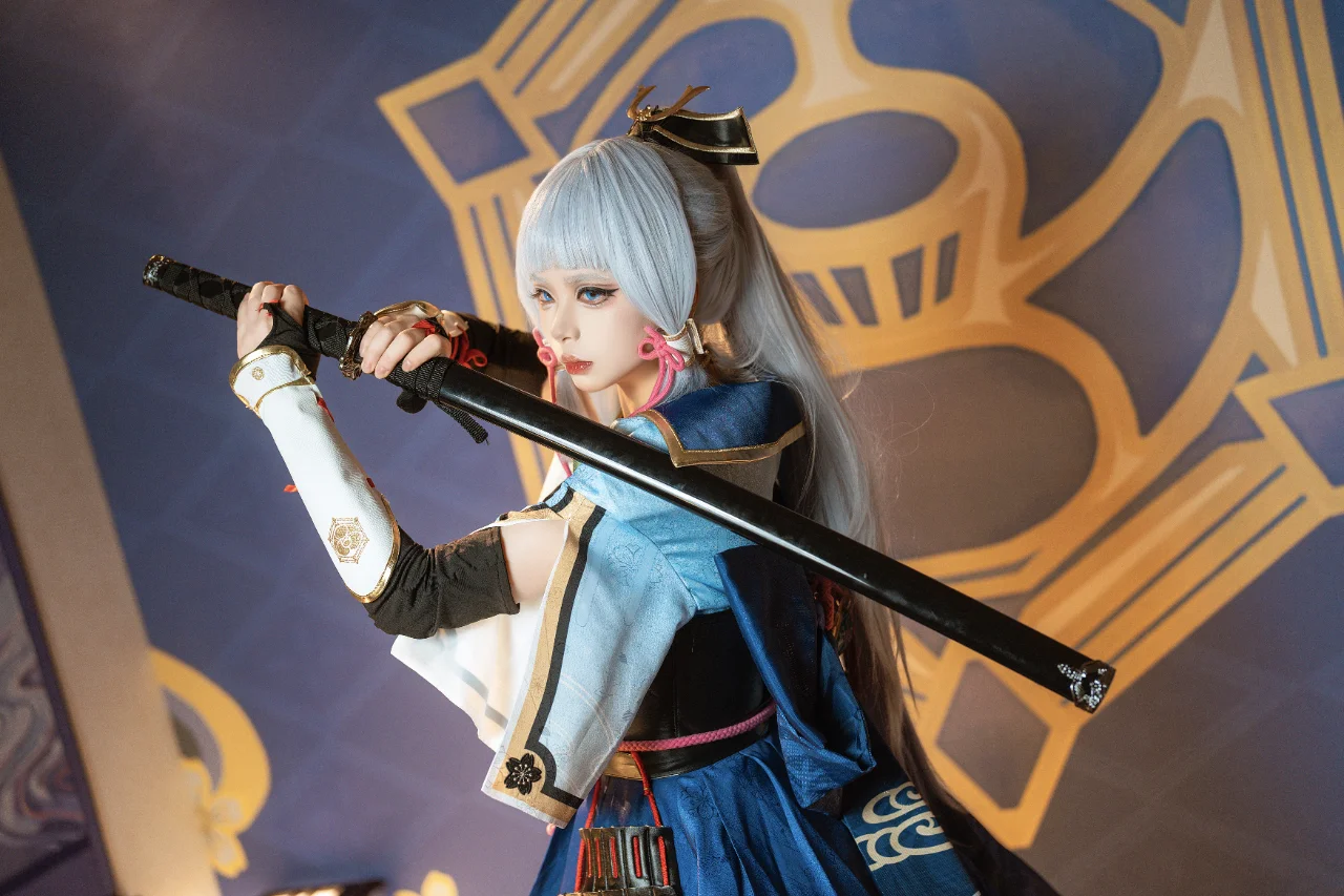 原神, 和風撮影, 神里綾華 コスプレ, 二次元風のクライアント写真, コスプレ体験 - 6枚目