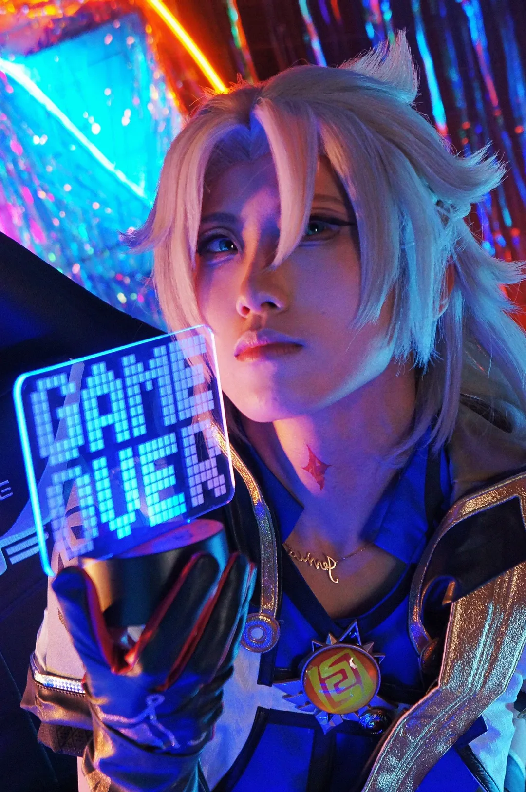 原神, 赛博朋克, cosplay摄影, 自拍馆, 阿贝多cos - 第3张