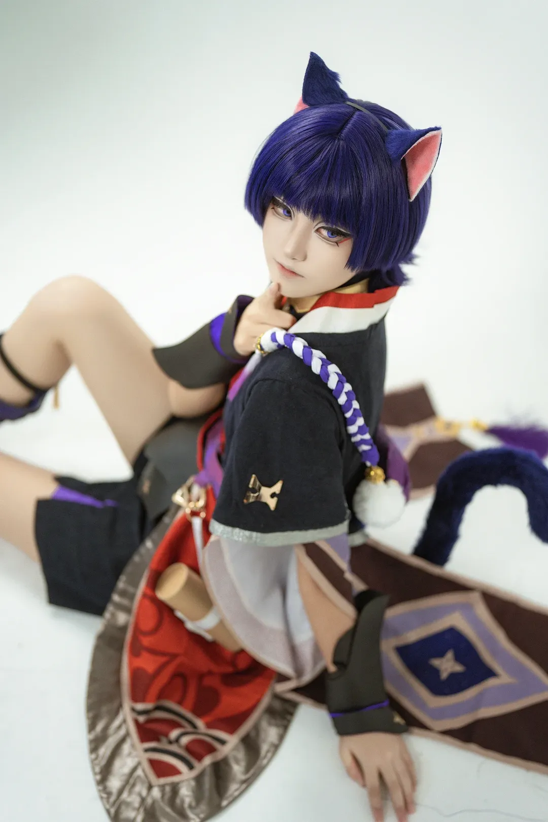 原神, 散兵cos, 可爱猫猫cosplay, 自拍馆约拍, 上海cos摄影