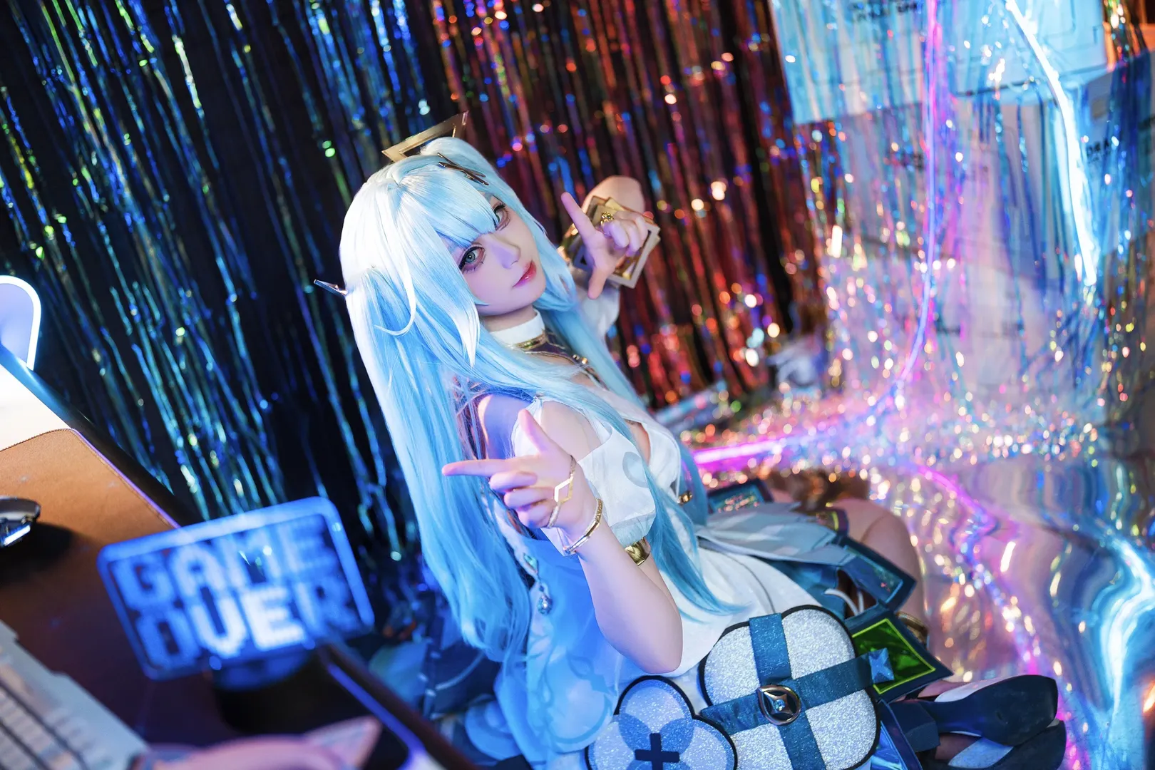 原神, 上海约拍, 珐露珊cos, cosplay日常, 赛博朋克风格 - 第7张