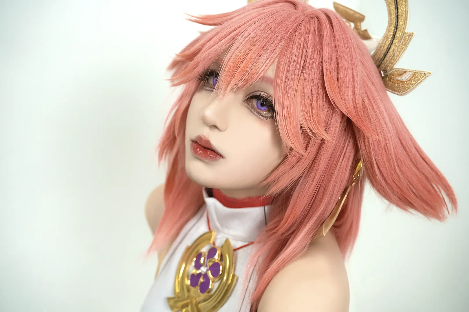 原神, 和风摄影, 八重神子cos, cosplay客片, 男coser - 第2张