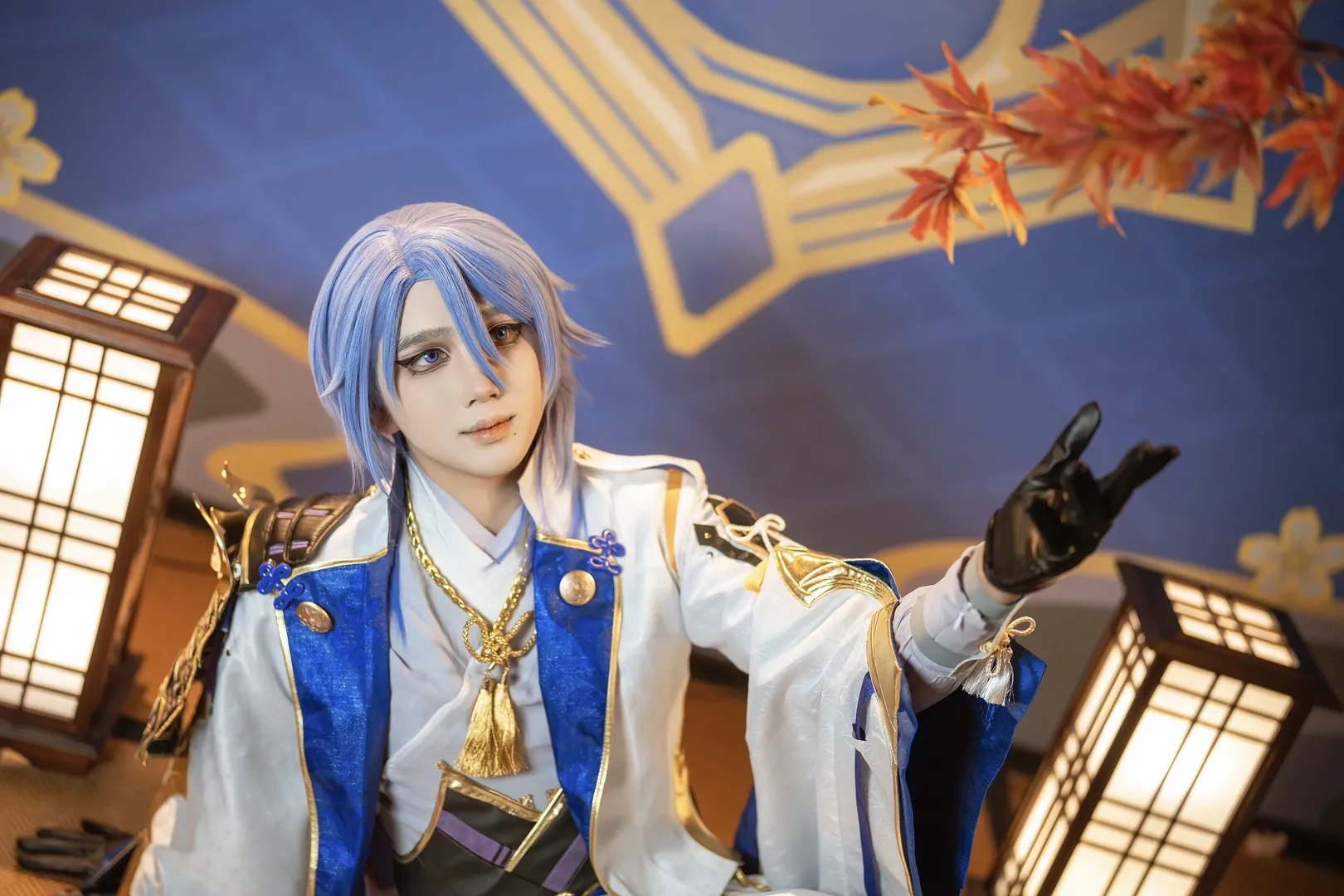 原神, コスプレ撮影, お客様の写真の紹介, 神里綾人コスプレ, 和風古風 - 4枚目