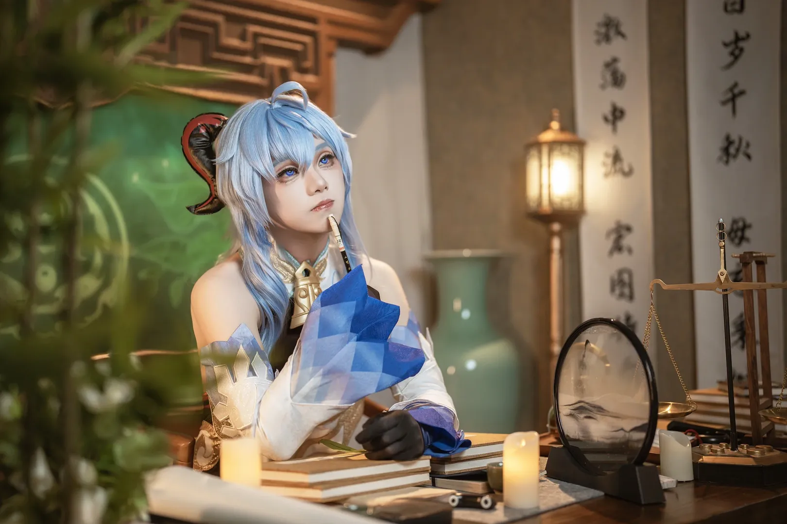 原神, 甘雨cos, 上海约拍, cosplay摄影, 国风自拍馆