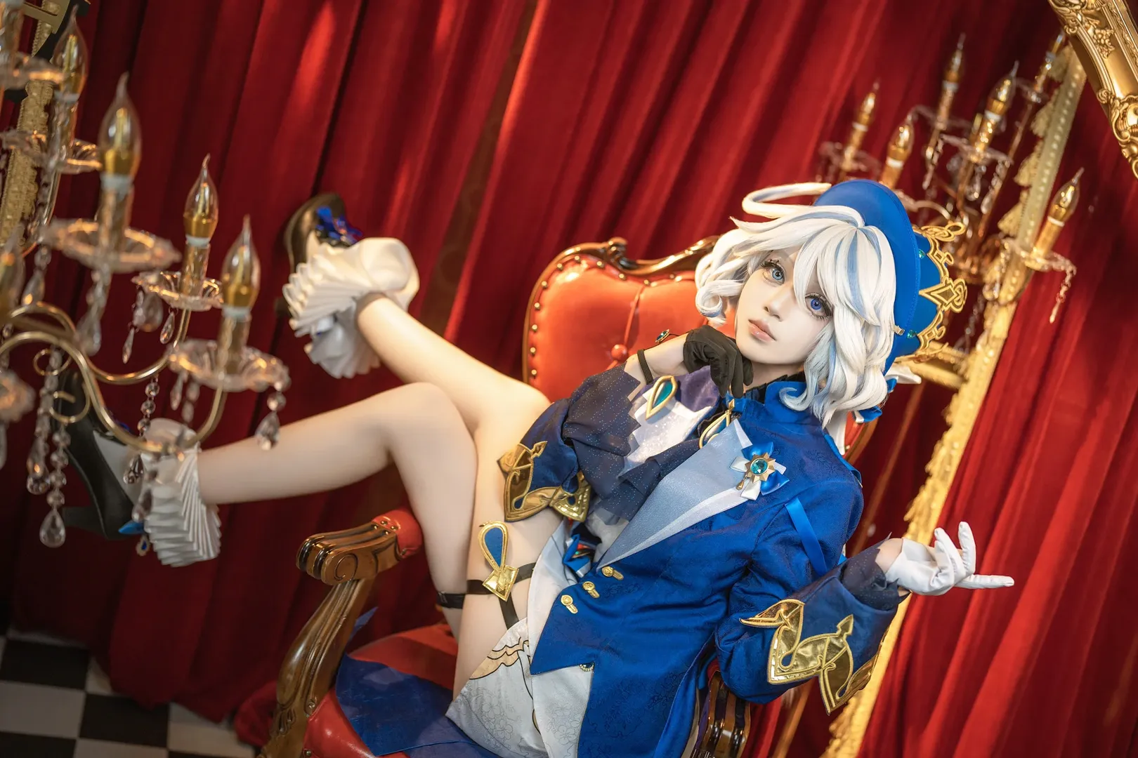 Genshin Impact, Furina cosplay, Shanghai photoshoot booking, Cosplay sharing, Selfie studio - Image 1