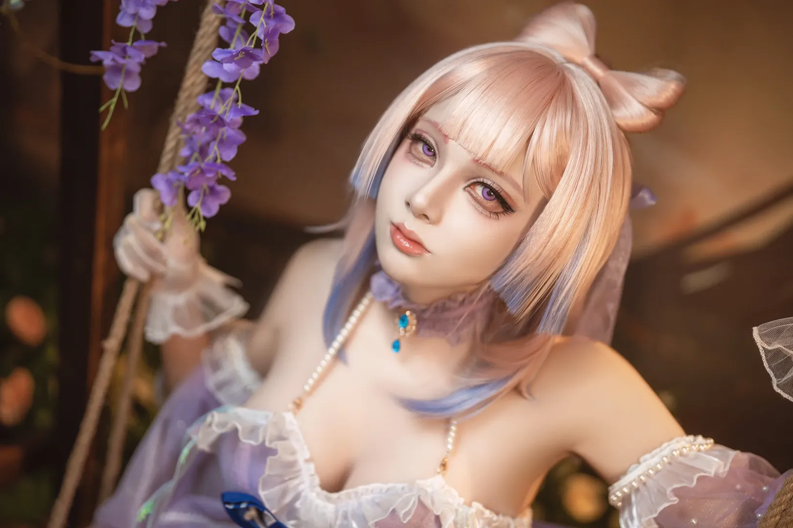 原神, cosplay, 珊瑚宫心海cos, 上海约拍, 自拍馆 - 第1张
