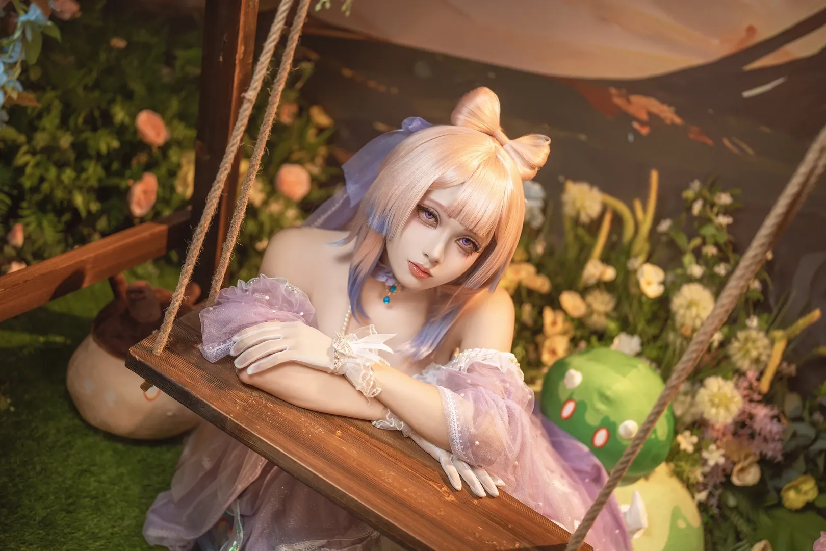 原神, cosplay, 珊瑚宫心海cos, 上海约拍, 自拍馆 - 第5张