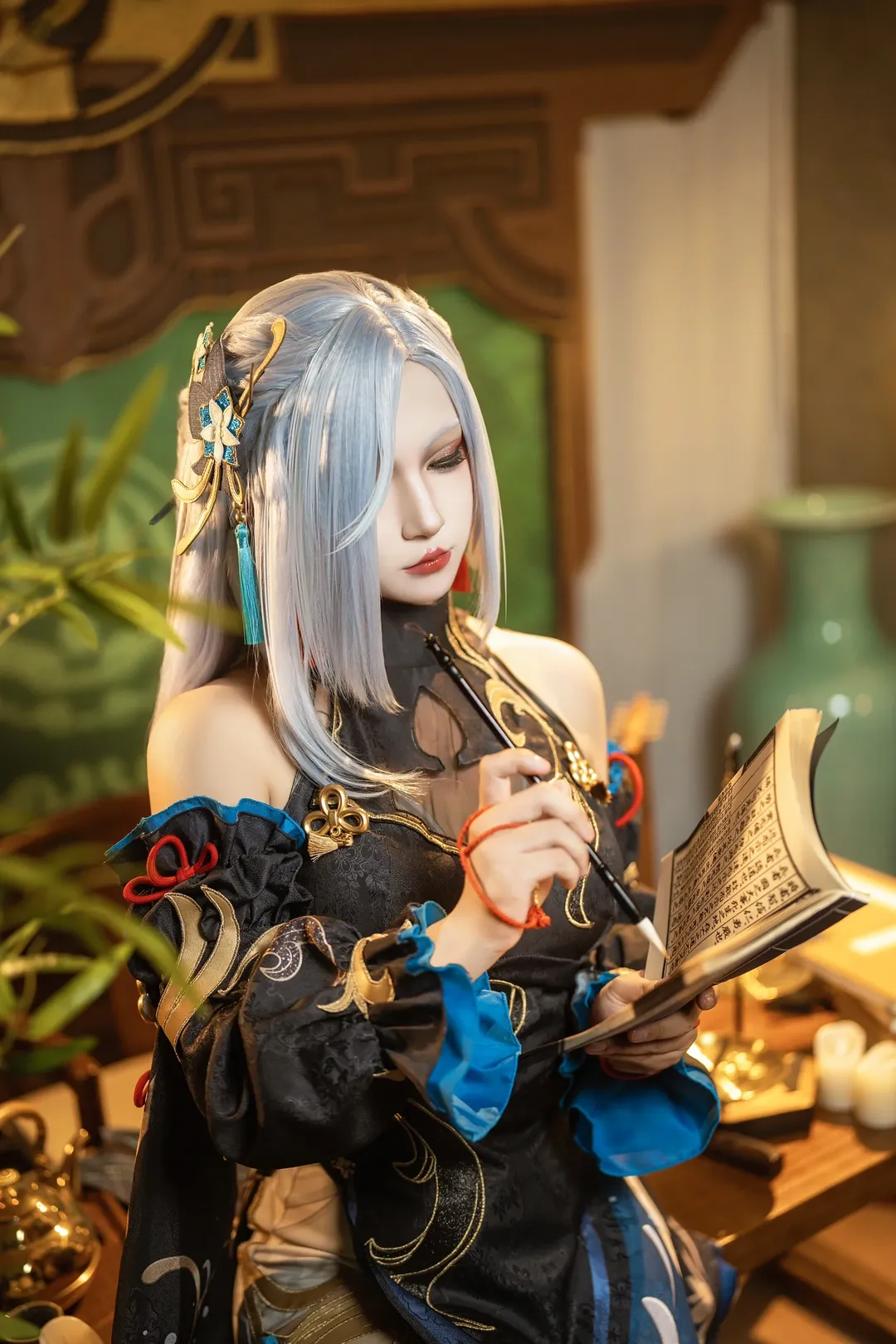 原神, 申鹤cos, cosplay摄影, 国风仙侠, 申鹤 - 第1张