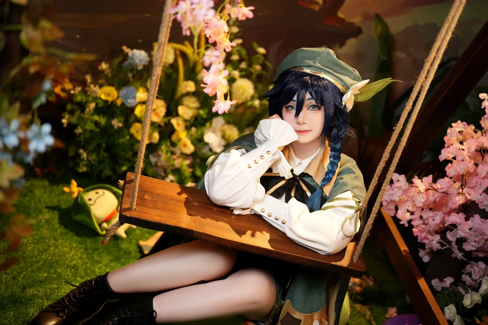 Genshin Impact, cosplay, Shanghai photoshoot booking, Selfie studio, Venti cosplay