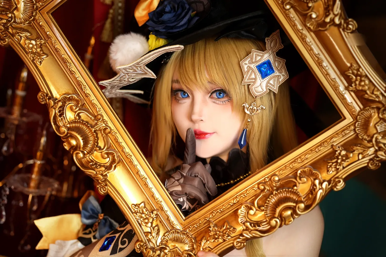 原神, 上海约拍, cosplay摄影, 娜维娅cos, 自拍馆 - 第1张