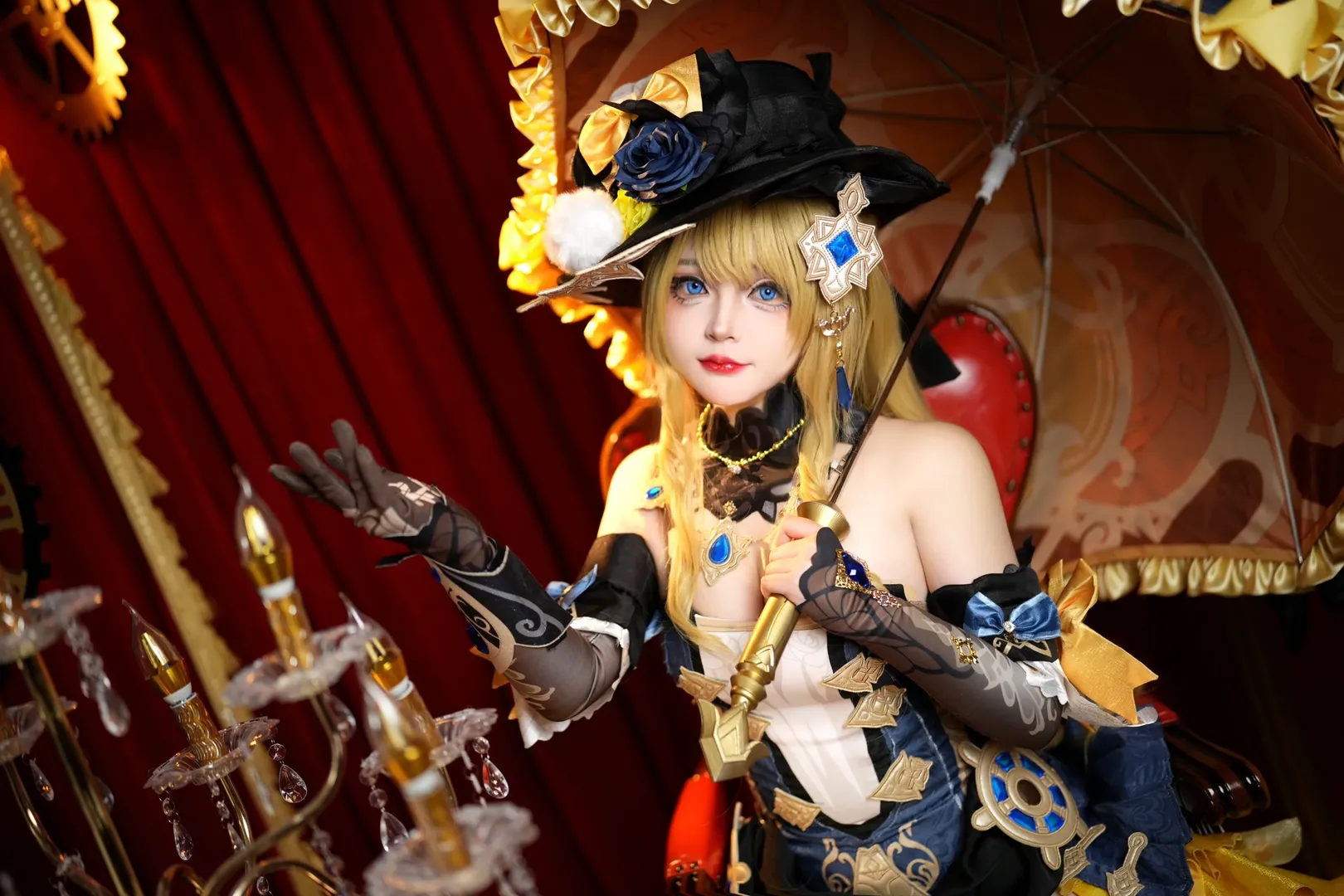 原神, 上海约拍, cosplay摄影, 娜维娅cos, 自拍馆 - 第3张