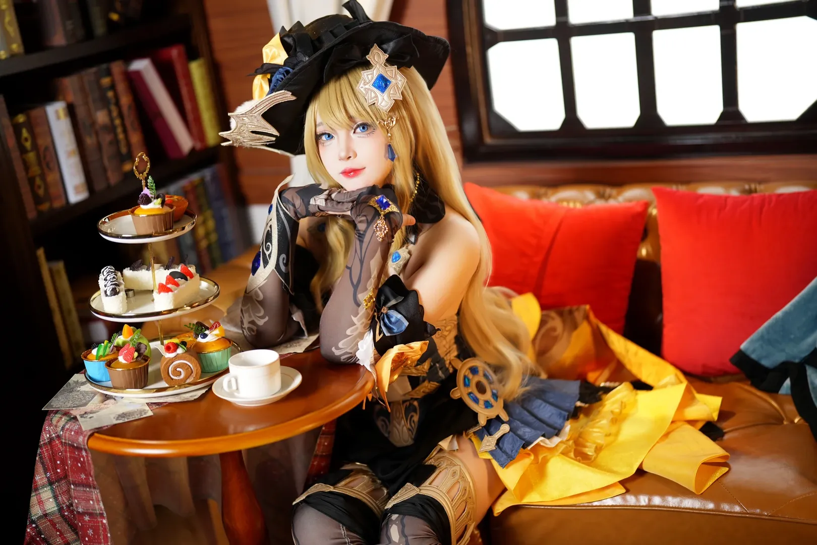 原神, 上海约拍, cosplay摄影, 娜维娅cos, 自拍馆 - 第4张
