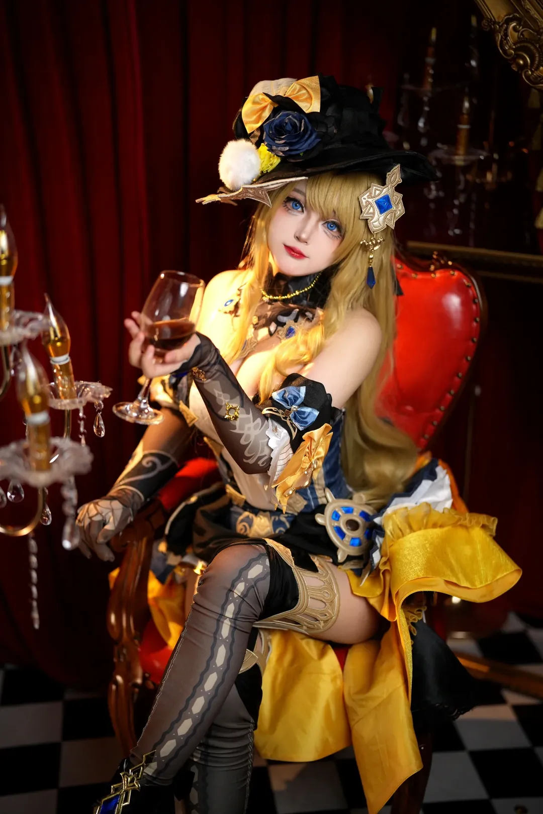 原神, 上海约拍, cosplay摄影, 娜维娅cos, 自拍馆 - 第5张