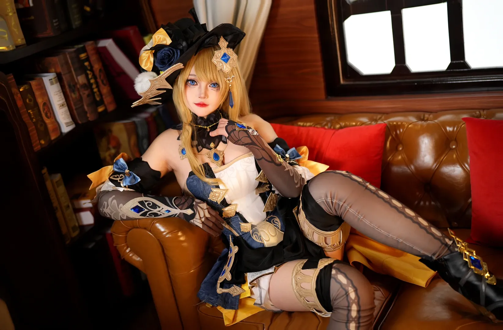 原神, 上海约拍, cosplay摄影, 娜维娅cos, 自拍馆