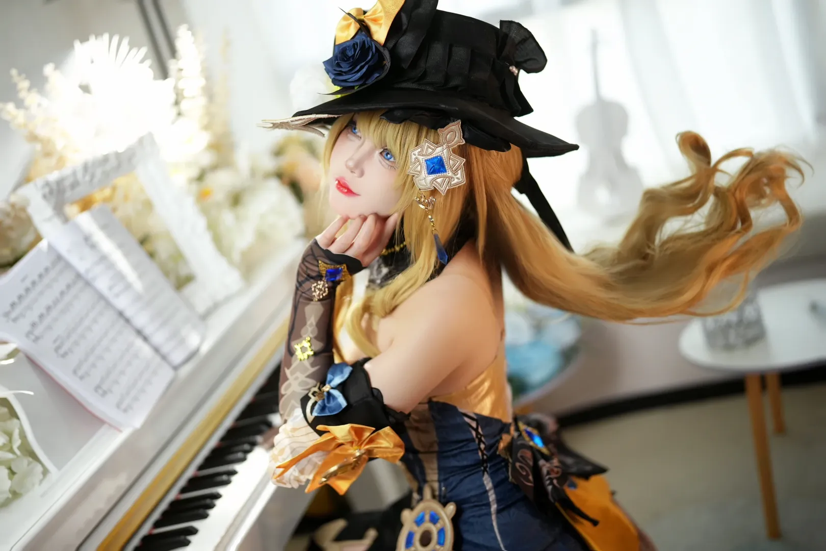 Genshin Impact, Shanghai photoshoot booking, Genshin Impact cosplay, Navia cosplay, HoYo Wonderful House - Image 5