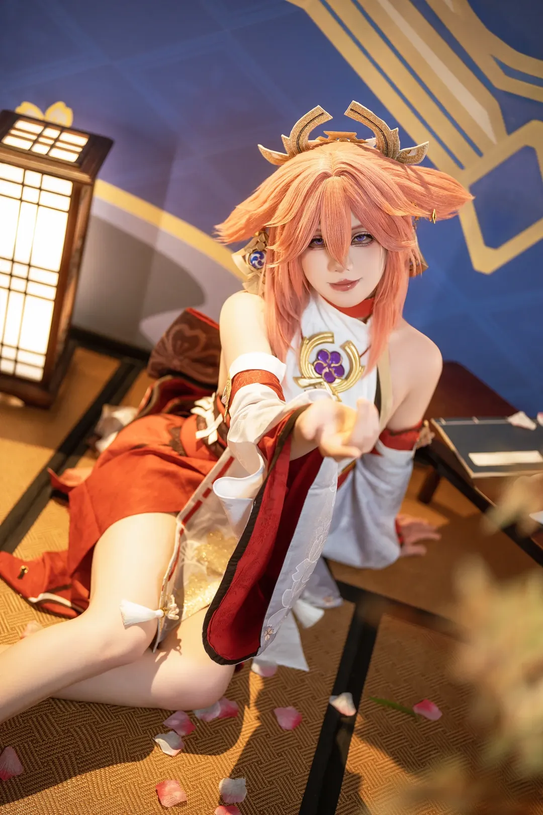 原神, 动漫摄影, 八重神子cos, 和风cosplay, 狐妖角色扮演 - 第7张