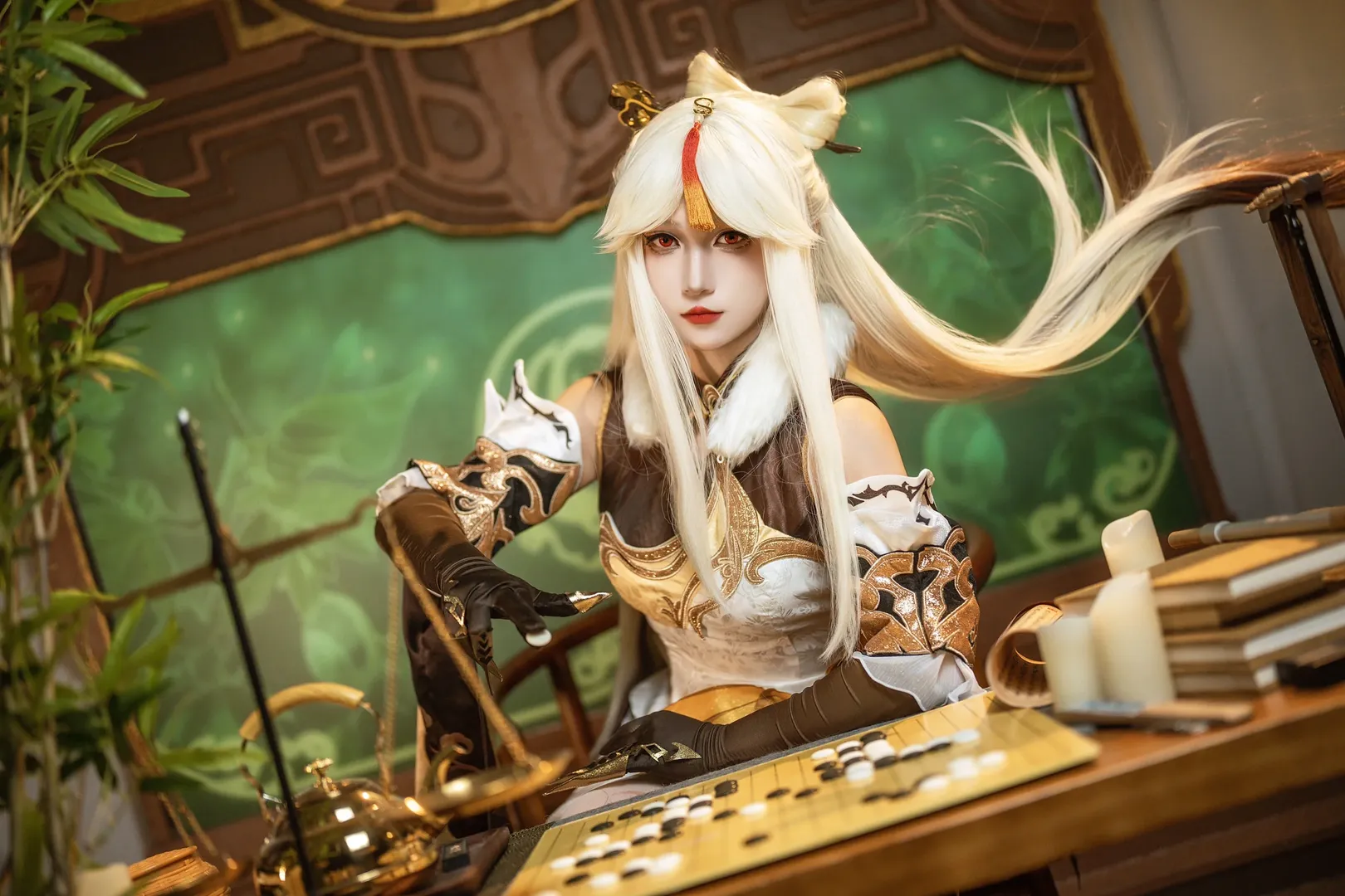 原神, 二次元cosplay, 国风摄影, 凝光cos, 璃月七星 - 第1张