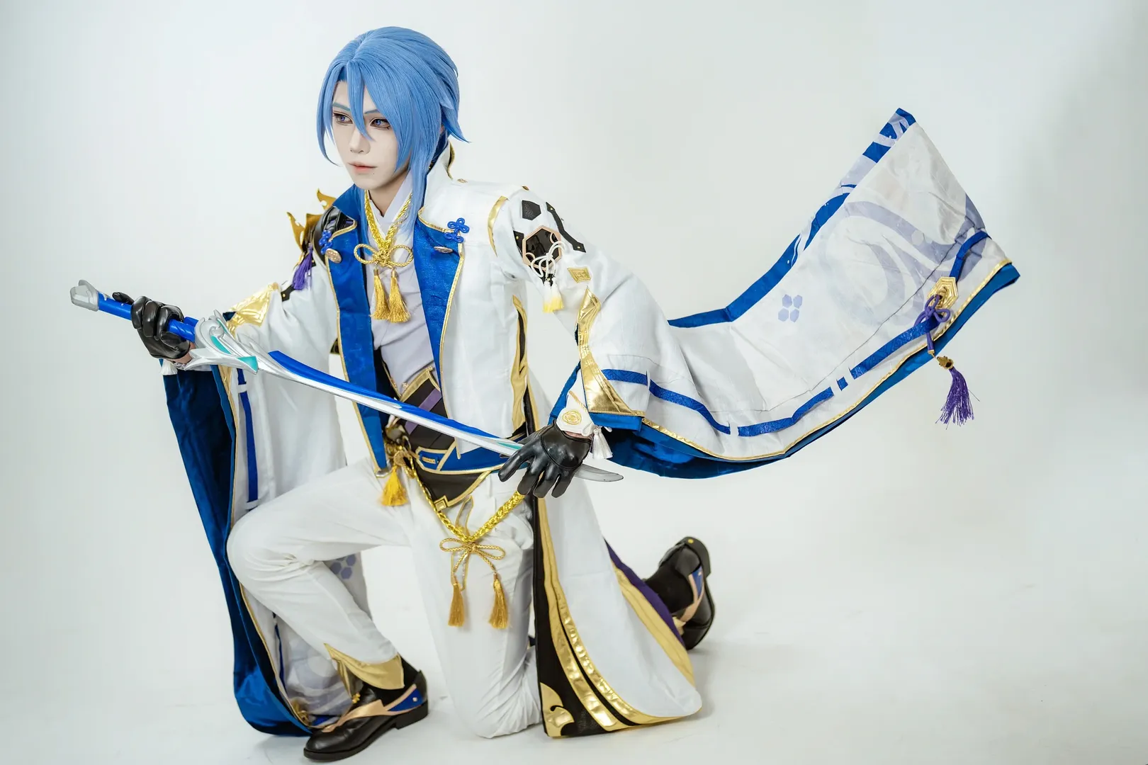 原神, cosplay摄影, 原神cosplay, 神里绫人cos, 和风客片 - 第3张