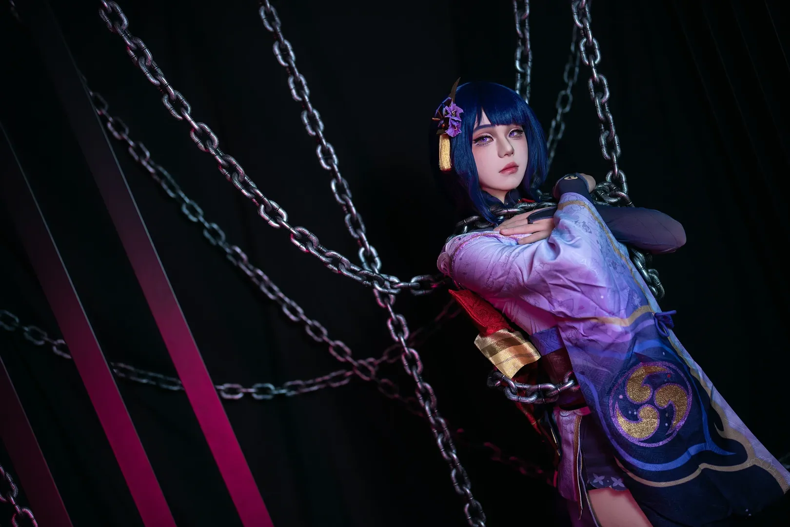 原神, cosplay, 和风摄影, 米哈游, 雷电将军cos - 第2张