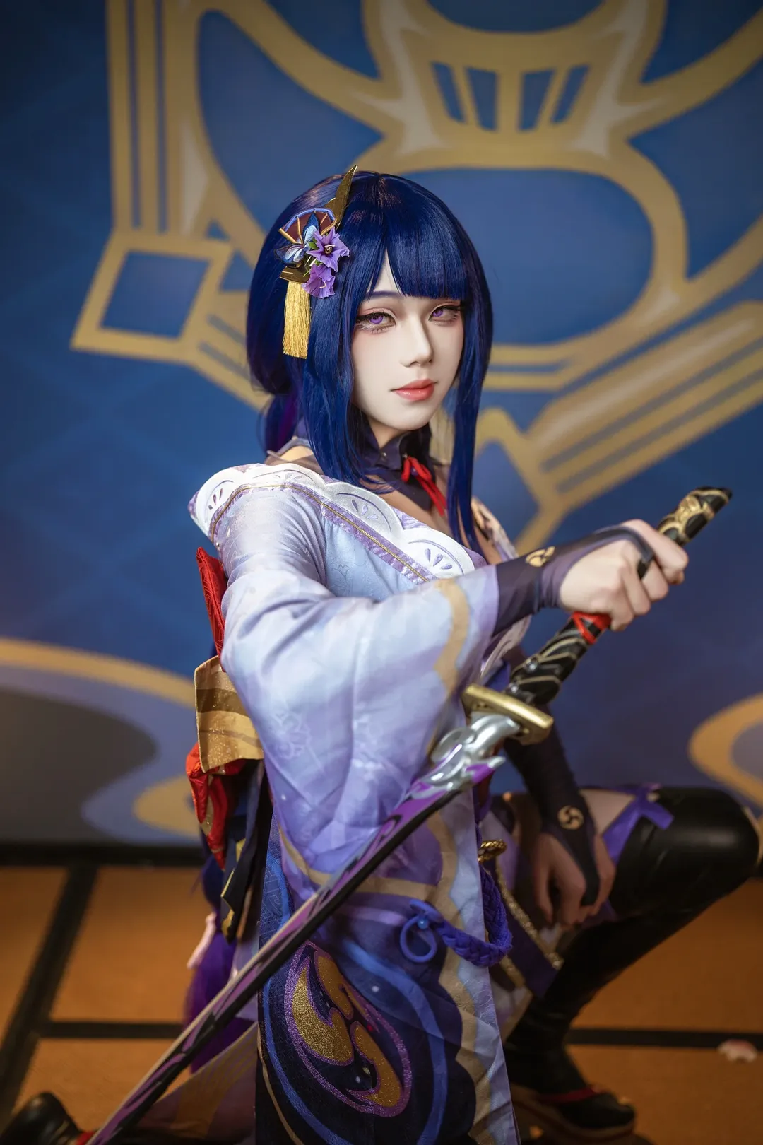 原神, cosplay, 和风摄影, 米哈游, 雷电将军cos - 第3张