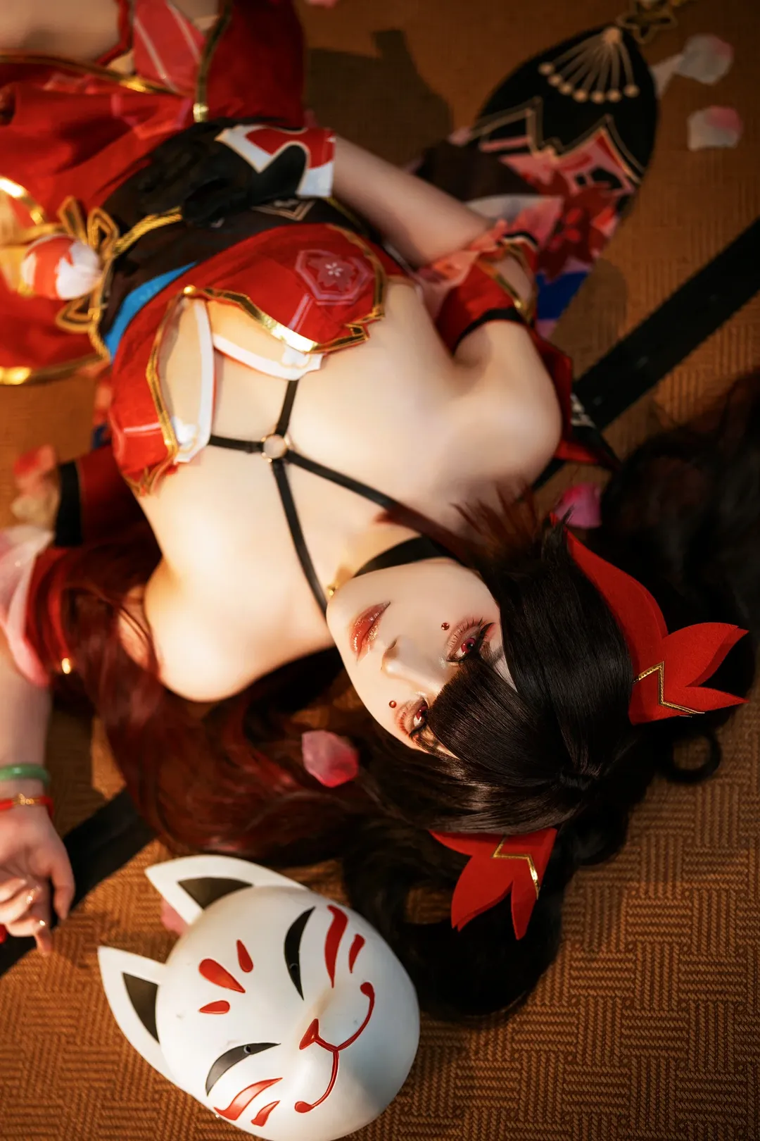 崩坏星穹铁道, 花火cos, cosplay摄影, 二次元客片, 狐面装扮 - 第5张