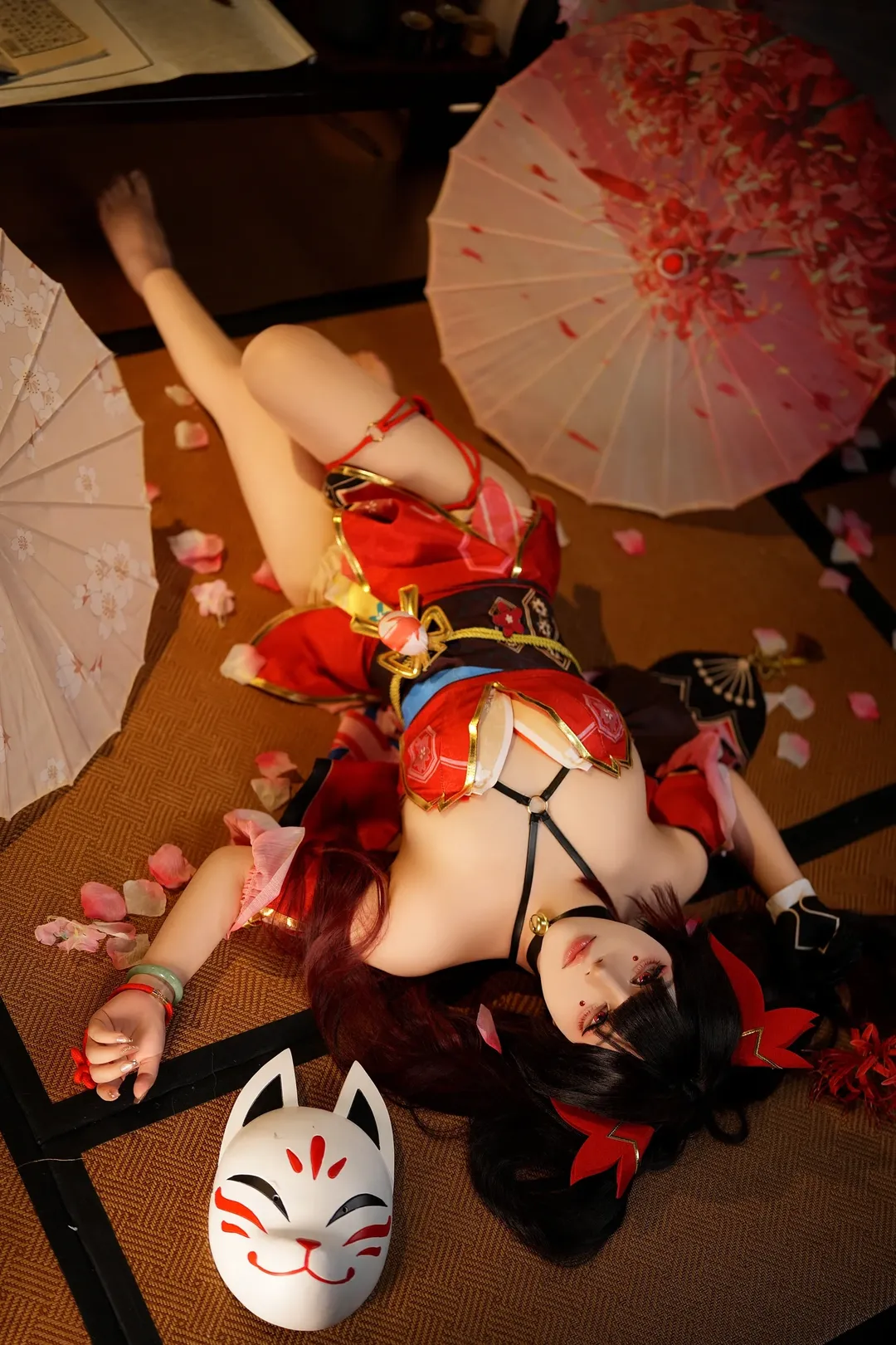 崩坏星穹铁道, 花火cos, cosplay摄影, 二次元客片, 狐面装扮 - 第6张