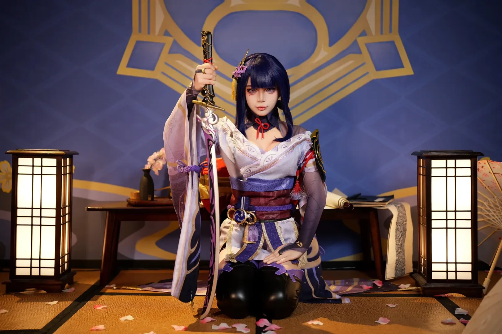 原神, cosplay摄影, 原神cosplay, 雷电将军cos, 客片分享 - 第4张