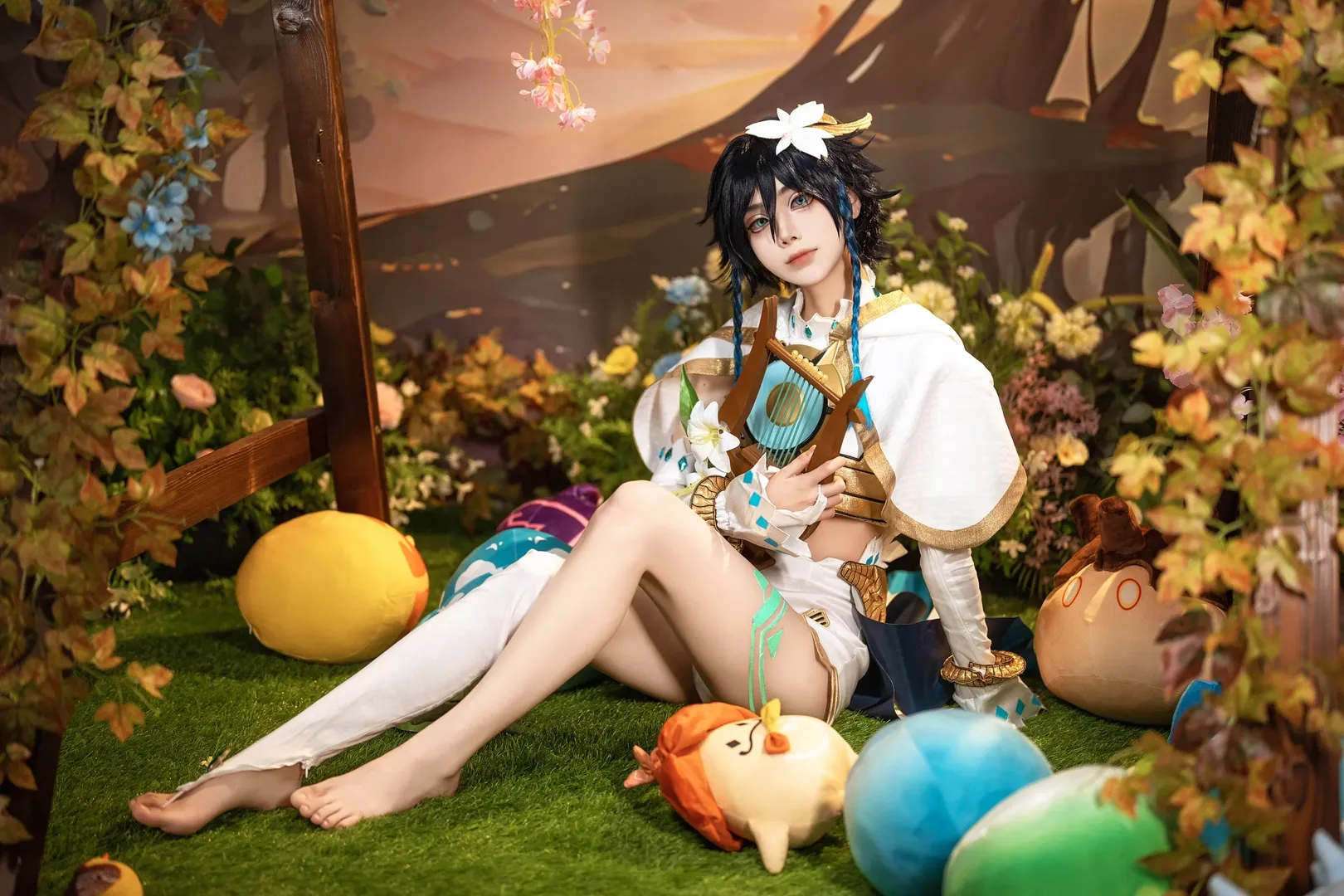 原神, 原神cosplay, 温迪cos, 巴巴托斯cos, 神装温迪 - 第1张