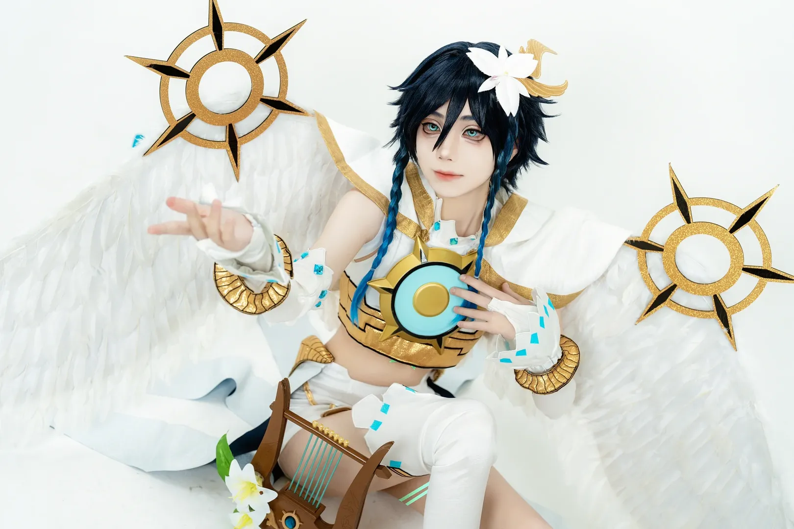 原神, 原神cosplay, 温迪cos, 巴巴托斯cos, 神装温迪