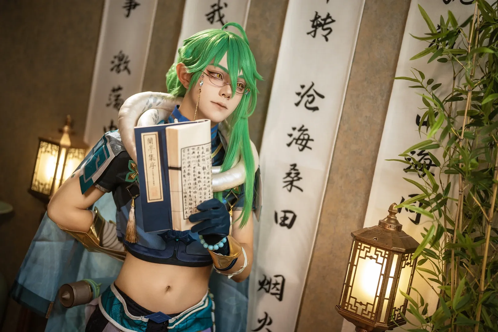 原神, cosplay, 摄影分享, 白术cos, 国风古韵