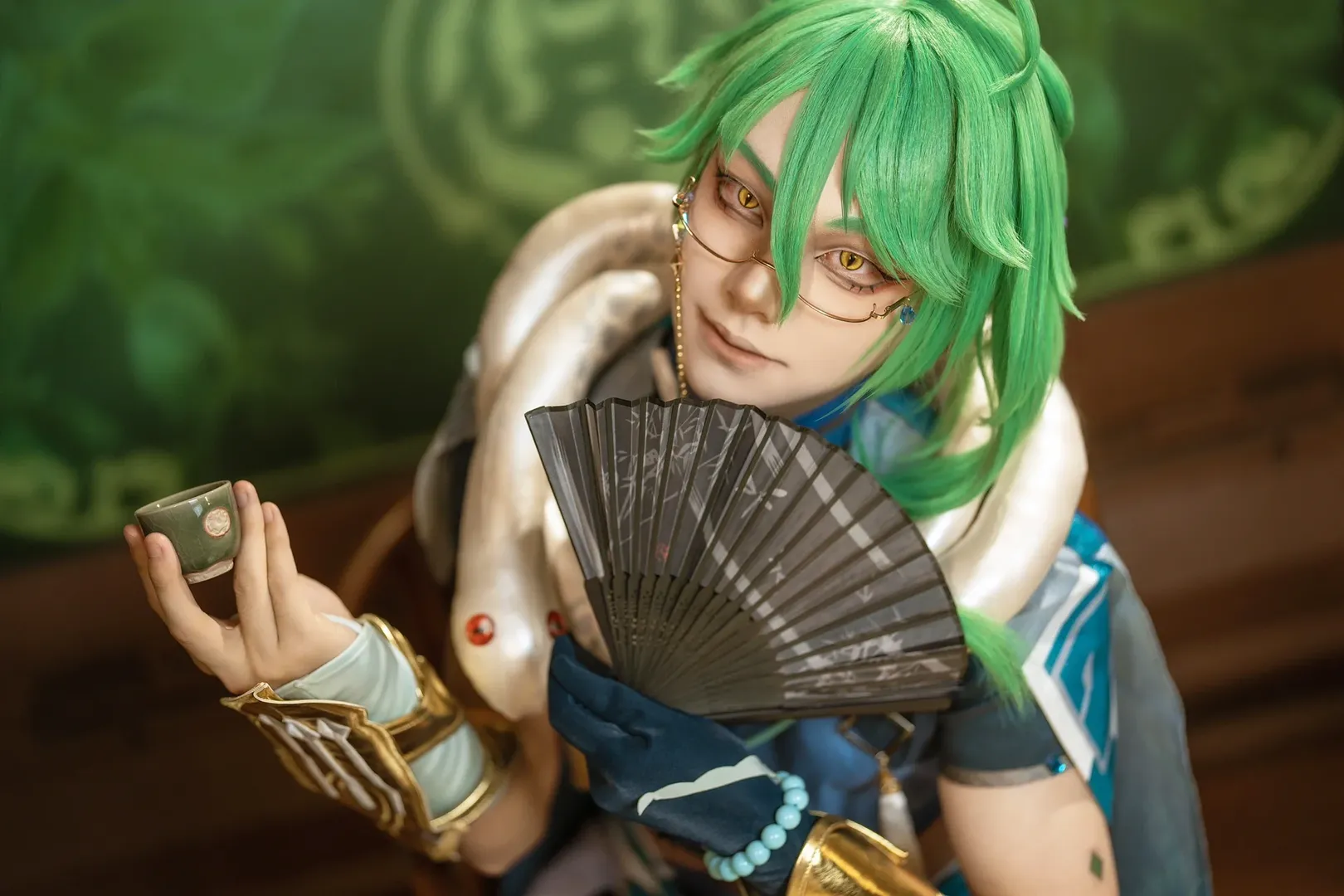 原神, コスプレ, 写真共有, 白朮コスプレ, 伝統的な中国風の趣 - 3枚目
