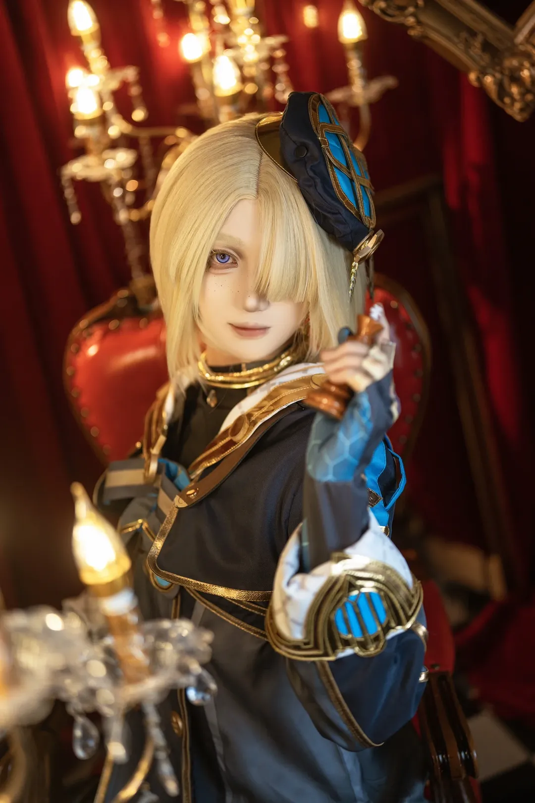 原神, 二次元cos, cosplay拍摄, 游戏角色仿妆, 菲米尼cos - 第1张