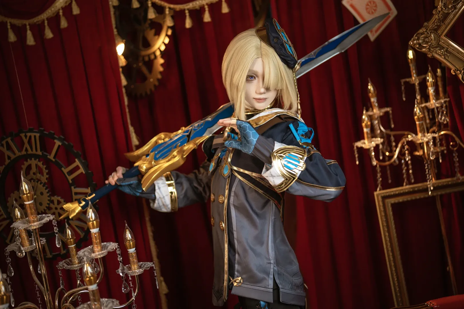 原神, 二次元cos, cosplay拍摄, 游戏角色仿妆, 菲米尼cos - 第3张