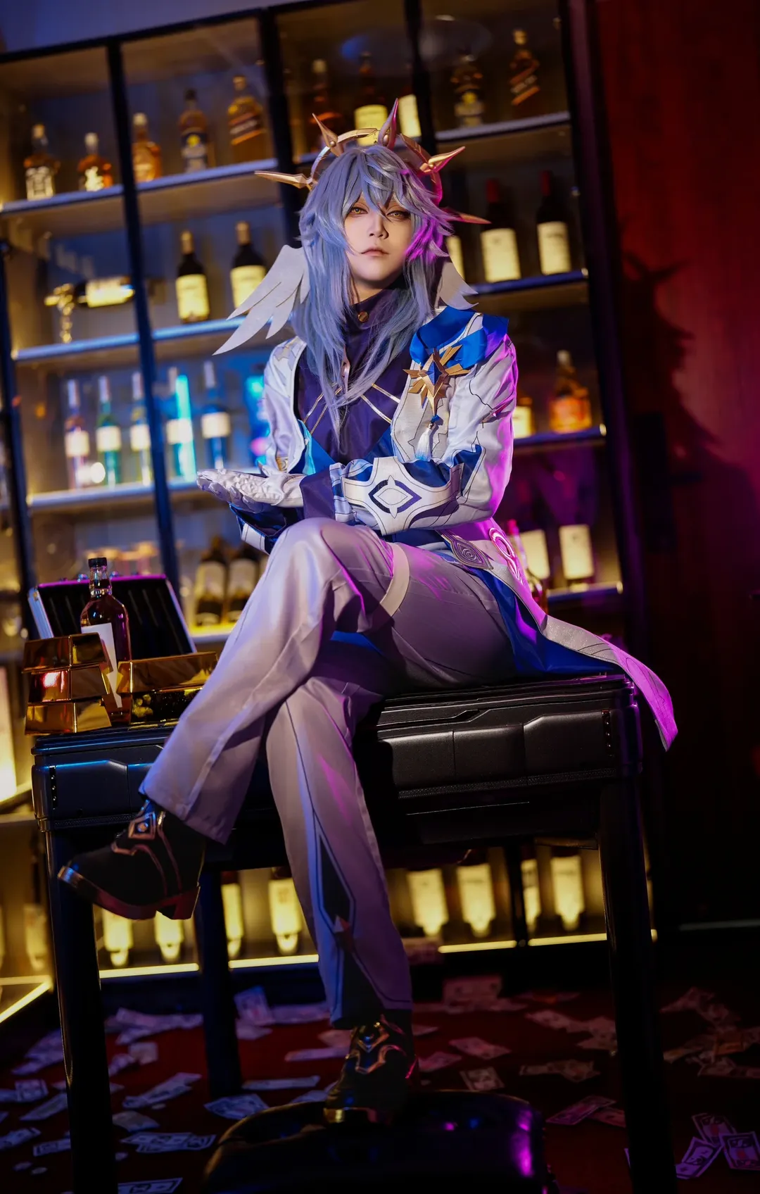 崩坏星穹铁道, 星期日cos, cosplay穿搭, 吧台摄影, 米哈游同人