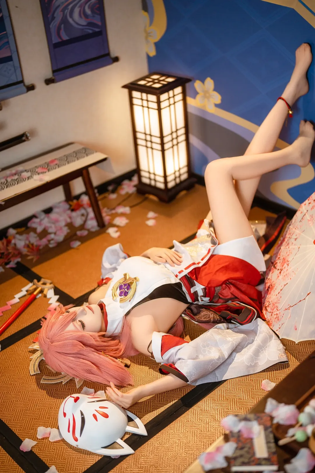 原神, 八重神子cos, Cosplay分享, 和風寫真, 二次元Coser